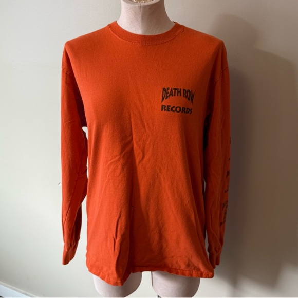 UO DEATH ROW RECORDS URBAN OUTFITTERS Long sleeve Tee T-Shirt Graphic - Picture 4 of 10